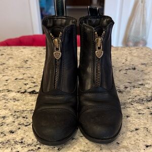 Ariat Black Leather Ankle Boots